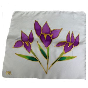 Pañuelo de Seda Estrellas Marino. Hombre