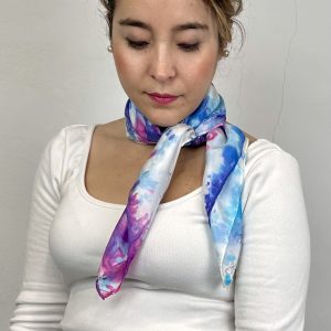 Pañuelo Abstracto Azul